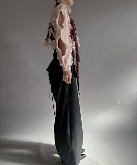 【RE;CIRCLE】 RE Mellow Knit Top + Tie / 260122-007