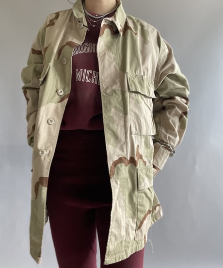 【USED】 Army Camouflage Jacket  / 221217-003