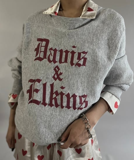【USED】 Made in USA MVP Davis & Elkins L/S Sweat Top /241109-015