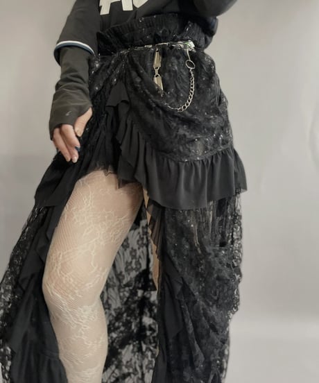 【USED】  Kuroneko Long Skirt  / 221126-005