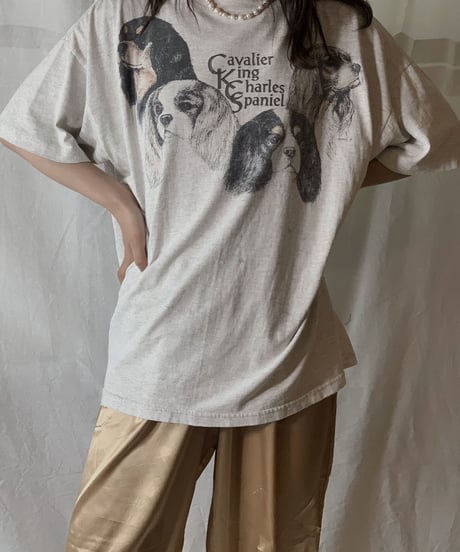 【USED】S/S T-shirt DOG⑥/210604-015