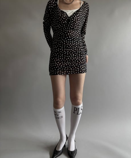 【USED】Dot pattern design top/250920-033