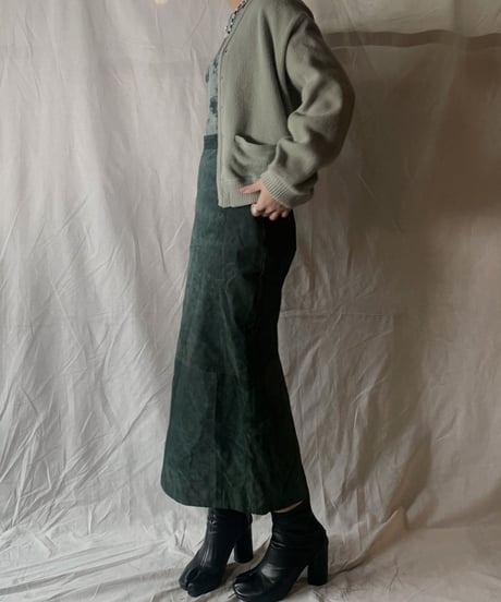 【USED】Acrylic Knit Cardigan/210226-012