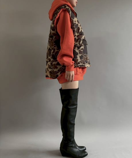 【USED】 Camouflage Pattern Padded Reversible Vest /251101-001
