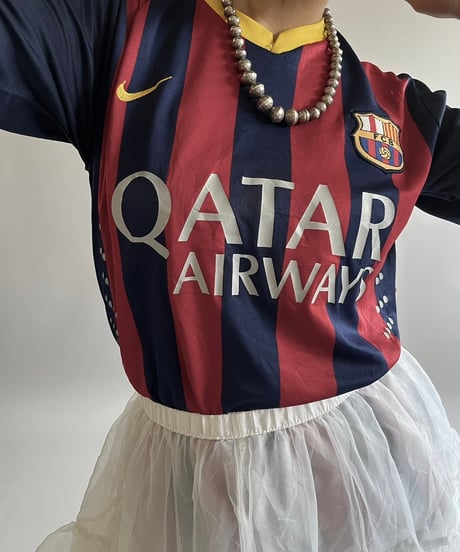 【USED】 Nike BARCELONA Soccer Shirt /240831-020