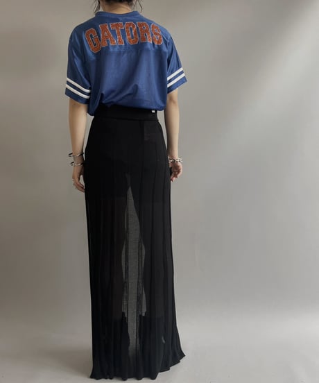 【USED】 S/S Lame Mesh Game Shirt / 230722-010