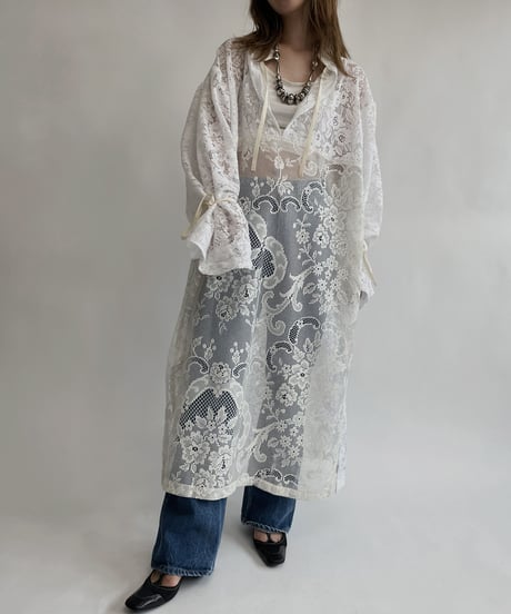 【RE;CIRCLE】 RE Crochet Lace One-piece / 220728-004