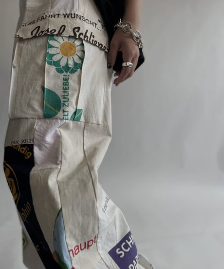 【RE;CIRCLE】 RE Eco-Friendly Bag Draw Cord Pants / 220825-024