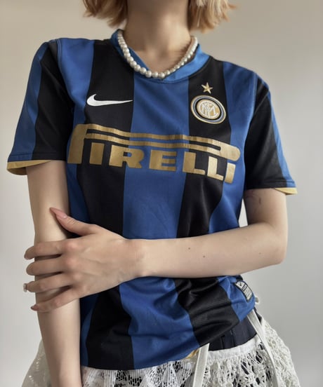 【USED】 Nike 08~09's INTER Soccer Shirt / 250607-008