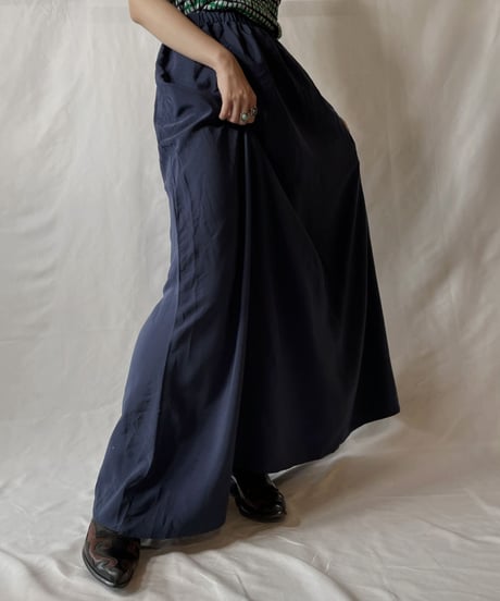 【USED】 Poly Long Skirt②/20210819-017