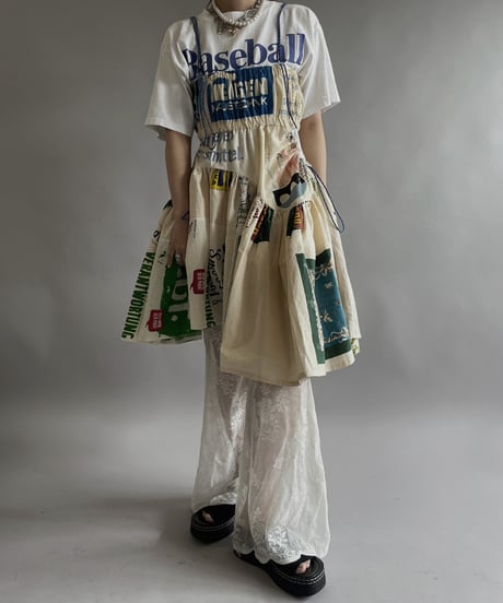 【RE;CIRCLE】RE Eco-Friendly Bag Code Camisole Middle One-piece / 240516-037
