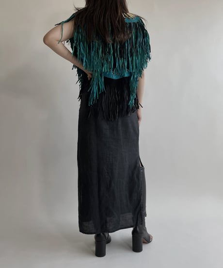 【USED】 Fringe Vest / 220430-025