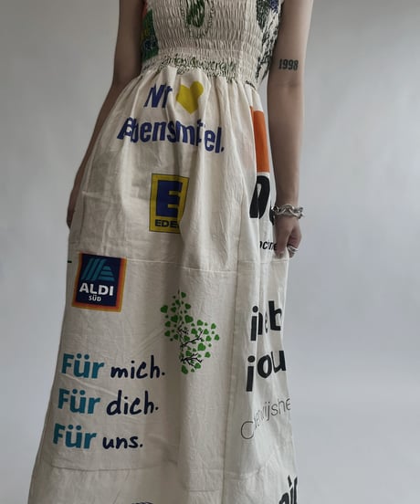 【RE;CIRCLE】 RE Eco-Friendly Bag Camisole One-piece / 220804-022