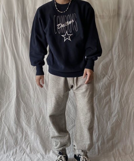 【USED】 90's USA Champion Reverse Weave Dallas/210324-019