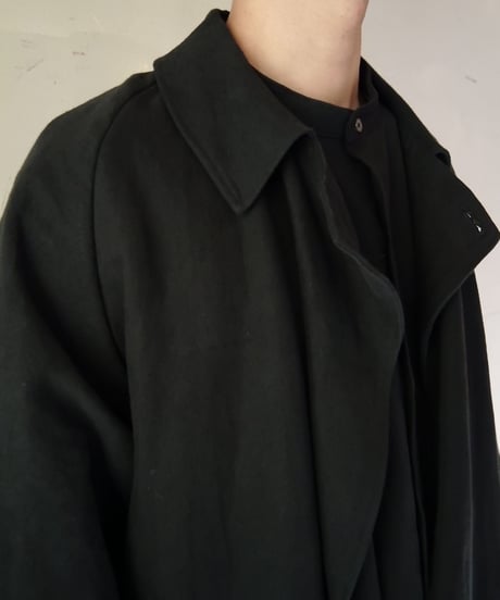 【RE;CIRCLE】 RE 1950s Flench Linen Coat  BLACK / 221031-006