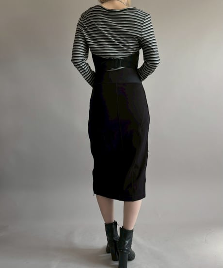 【USED】 Back Less Corset Top/ 260228-011