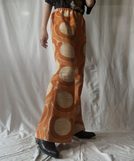 【RE;CIRCLE】 RE Antique Curtain Flare Pants③/ 210703-005