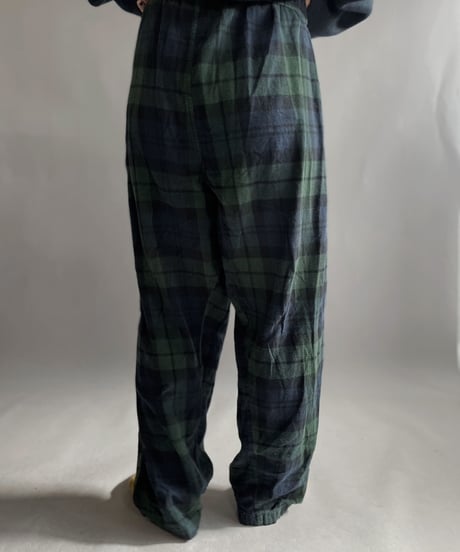 【USED】 POLO Ralph Lauren Sleepwear Cotton Checked Pants / 230114-002