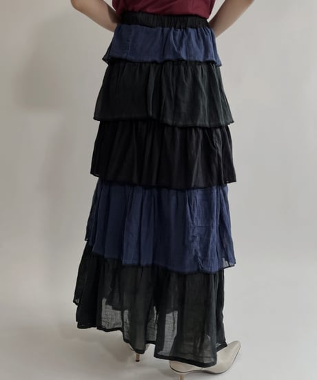 【RE;CIRCLE】 RE Indian Cotton Skirt / 220503-001