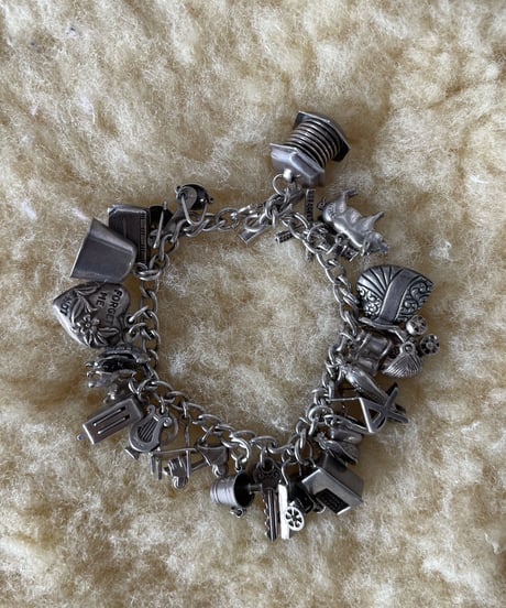 【USED】 Silver 925 Charm Bracelet / 221217-038