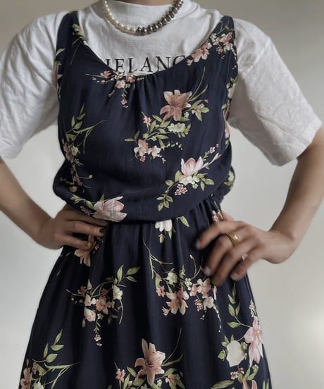 【USED】 Flower Printed One-piece / 220423-027