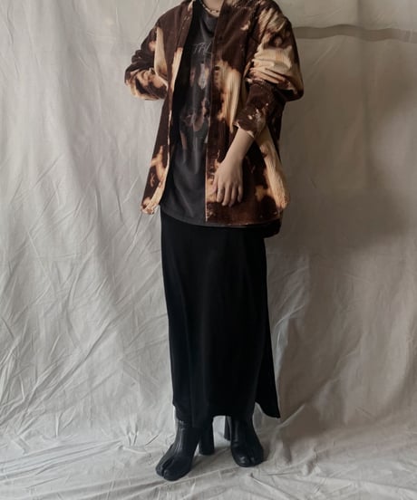 【RE;CIRCLE】Tie Dye Dyeing Corduroy shirt① /210226-005