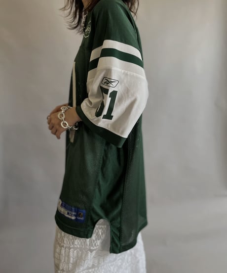【USED】    Reebok NFL NY JETS Game Shirt / 230610-017
