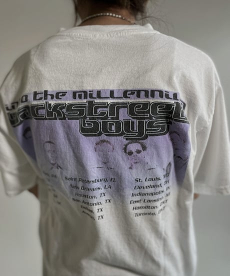 【USED】 Backstreet boys Short Sleeves T-shirt / 220813-036
