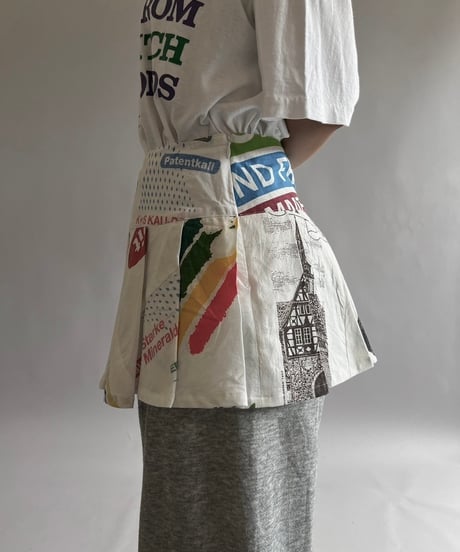 【RE;CIRCLE】RE Eco-Friendly Bag Pleats Mini Skirt/ 240905-008