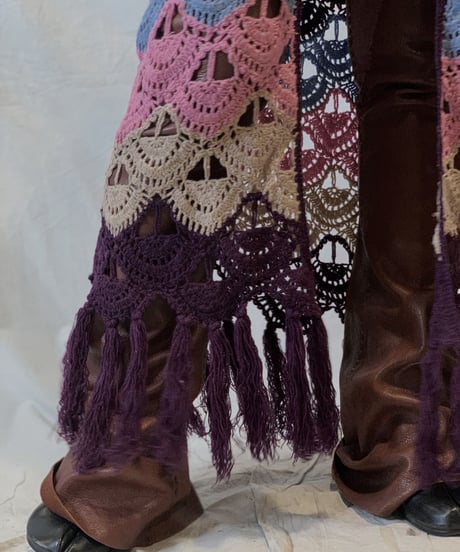 【USED】Crochet Knit Cardigan④/210217-066