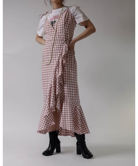 【USED】 Gingham Check Dress/ 220324-016