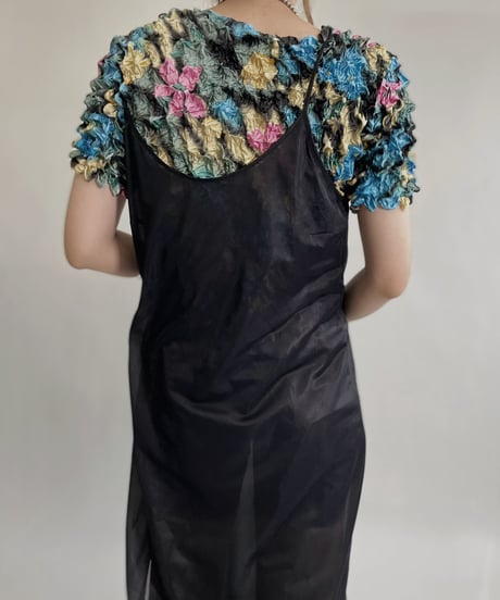 【USED】 Sleeveless See-through One-piece / 220709-004