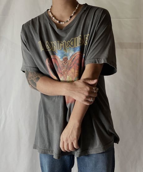 【USED】  S/S T-shirt IRON MEDEN①/210825-007