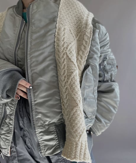 【RE;CIRCLE】 RE MA-1 Alan Docking Jacket / 221208-011