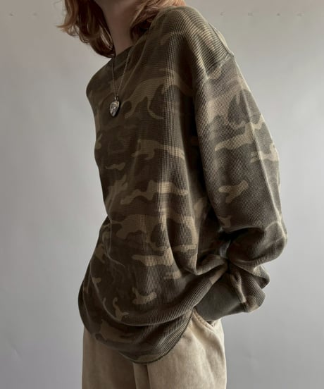 【USED】 Camouflage Thermal Top  /251012-015