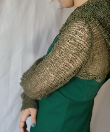 【USED】Poly N/S Dress /210318-009