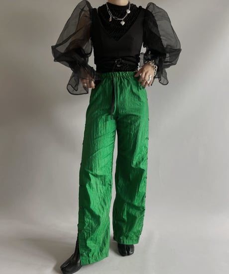 【USED】 Nylon Jersey Pants / 230916-020
