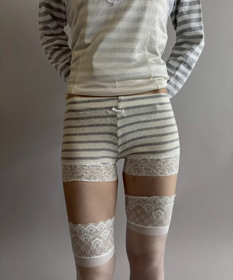 【RE;CIRCLE】 RE Boarder Pants/ 260420-018