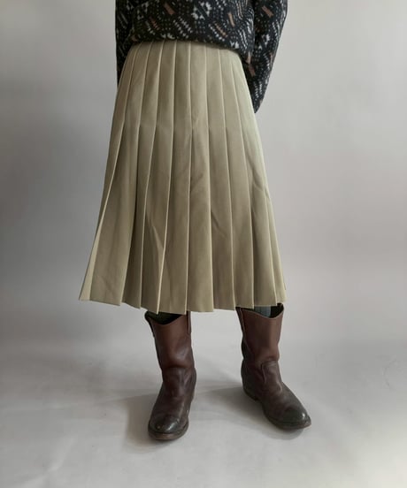 【USED】 modissa pleats Skirt / 260214-009