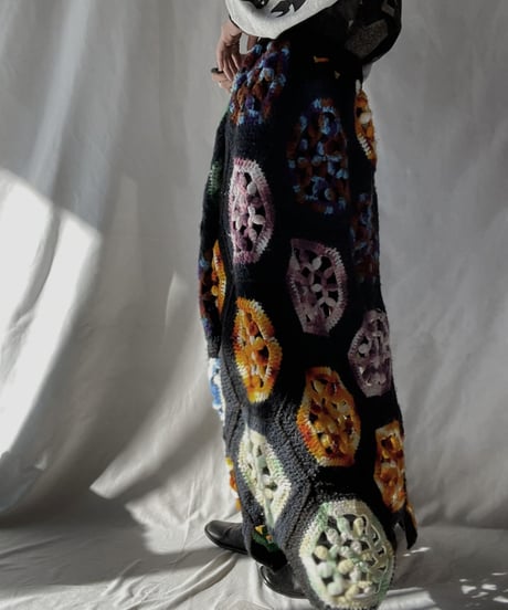 【RE;CIRCLE】 RE Granny Long Skirt④/211216-043