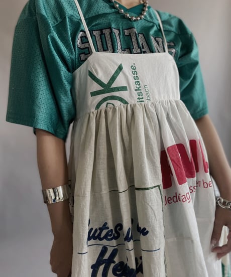 【RE;CIRCLE】RE Eco-Friendly Bag Camisole Long One-piece / 230525-011