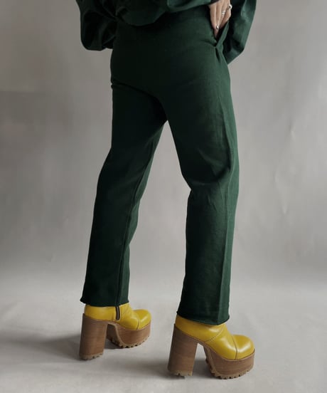 【USED】 Fruit Of The Loom Sweat Pants Green / 221210-026