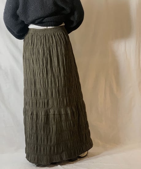 【USED】Cotton Long Skirt/210303-023