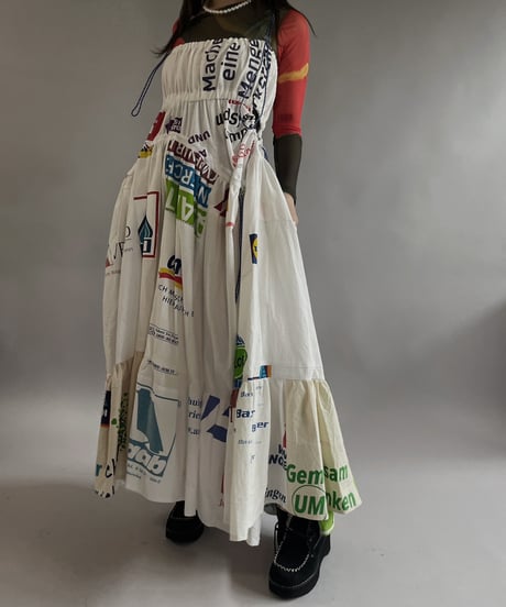 【RE;CIRCLE】RE Eco-Friendly Bag Code Camisole Long One-piece / 240516-025