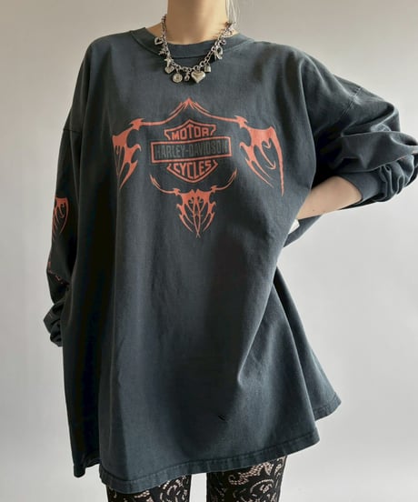 【USED】 HARLEY DAVIDSON L/S T-Shirt / 260627-001