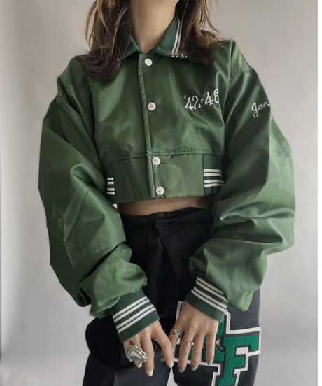 【RE;CIRCLE】 RE Nylon Short Jacket Green / 230309-005