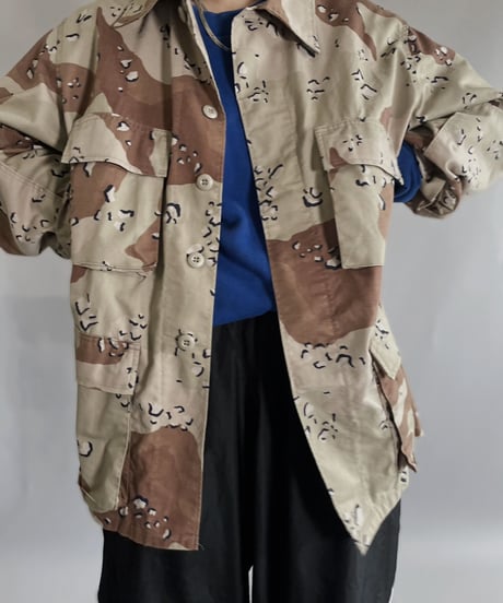 【USED】 Army Jacket Camouflage / 221203-015