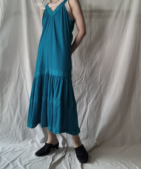 【USED】 White Cotton N/S One-piece/210624-027