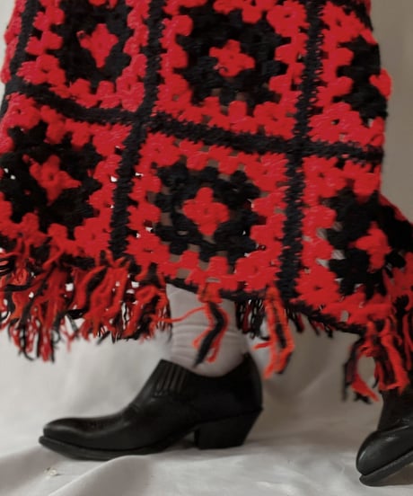 【RE;CIRCLE】 RE Granny Knit Long Skirt①/210917-003