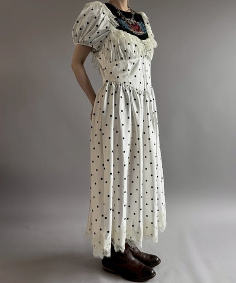 【USED】 Dot Pattern Long One-Piece / 260704-004